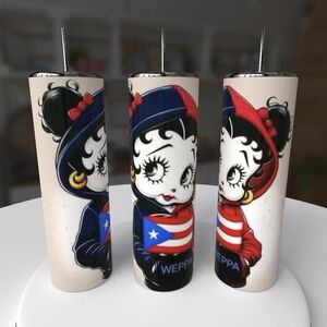 Puerto Rican Betty Boop Tumbler